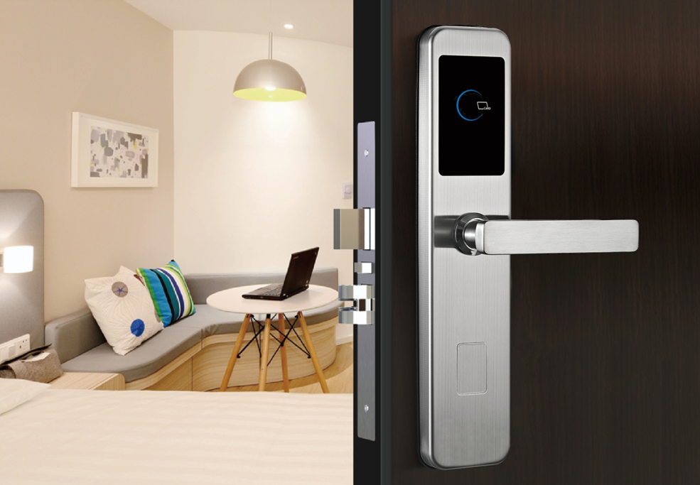Serrure intelligente num&eacute;rique pour h&ocirc;tel