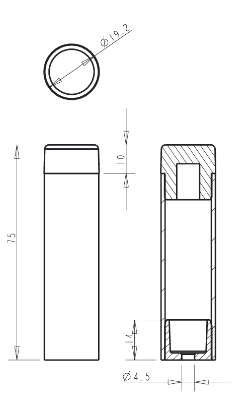 But&eacute;e de porte murale pour la protection des carreaux