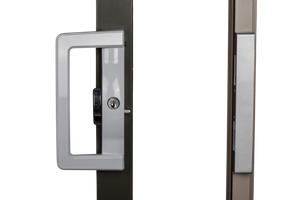 Serrure de porte coulissante &agrave; mortaise