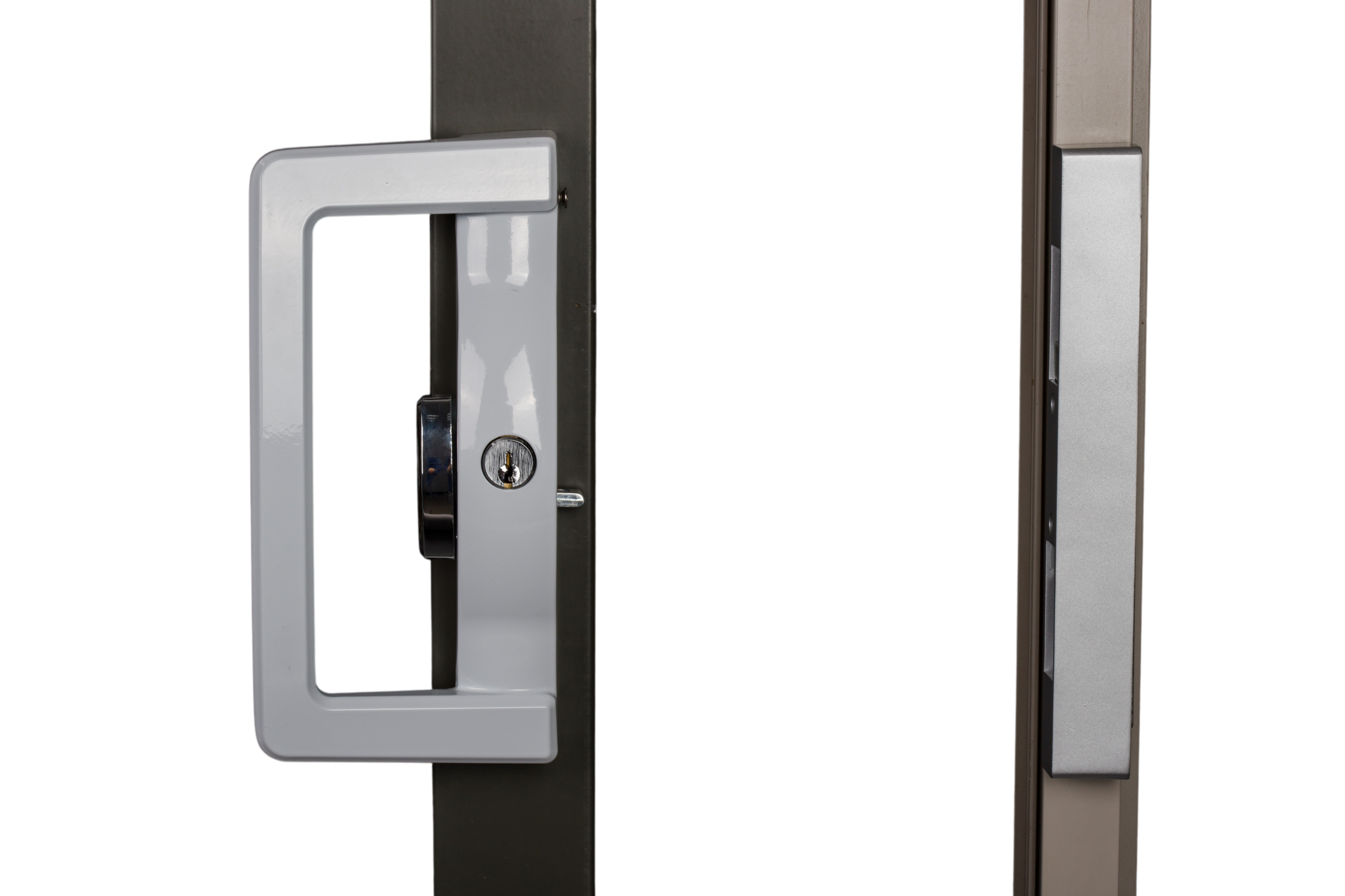 Serrure de porte coulissante &agrave; mortaise