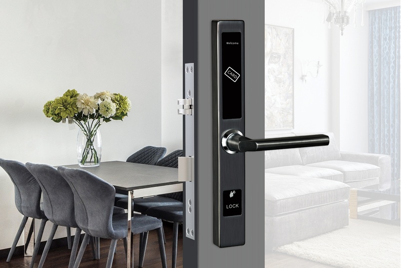 Cadre de porte &eacute;troit en alliage d'aluminium DIGITAL LOCK