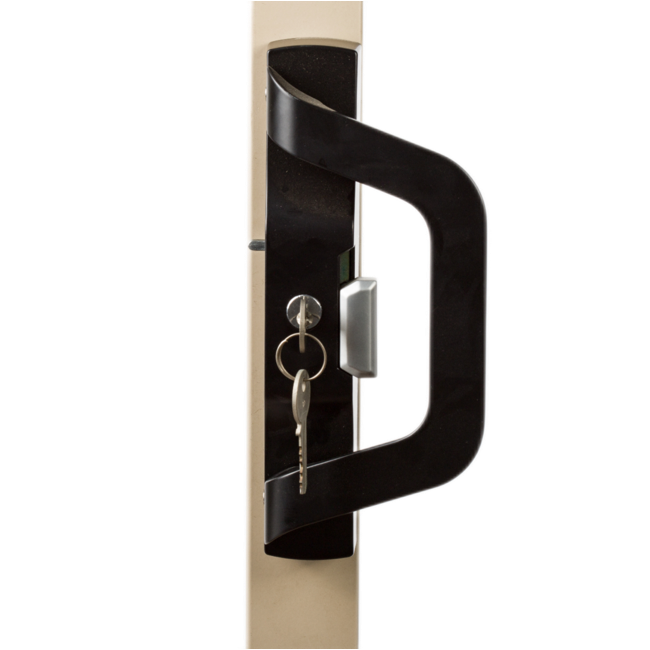 Serrures pour portes coulissantes